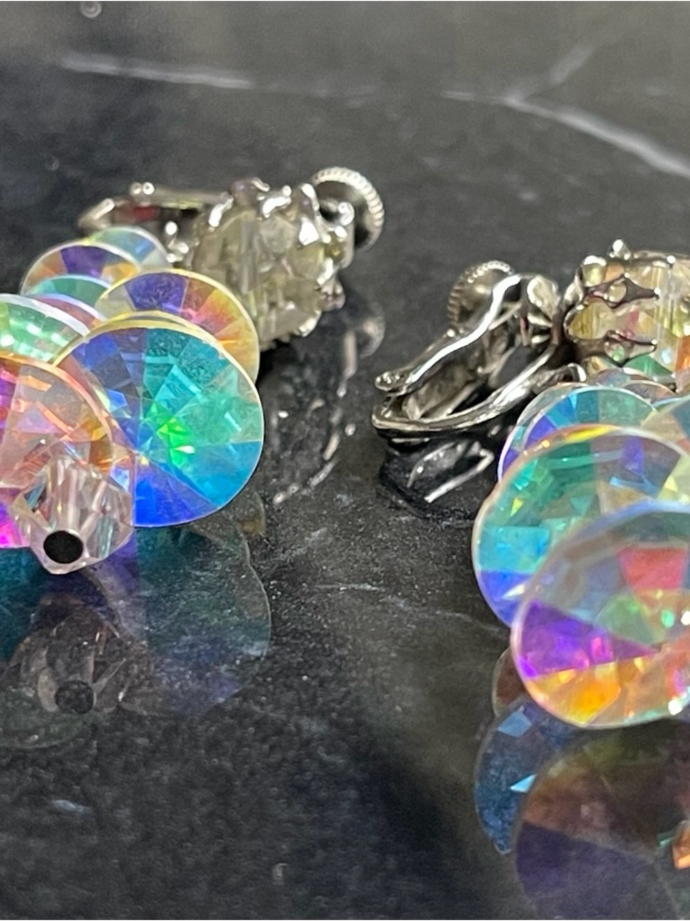 Vendome vintage clip on earrings.